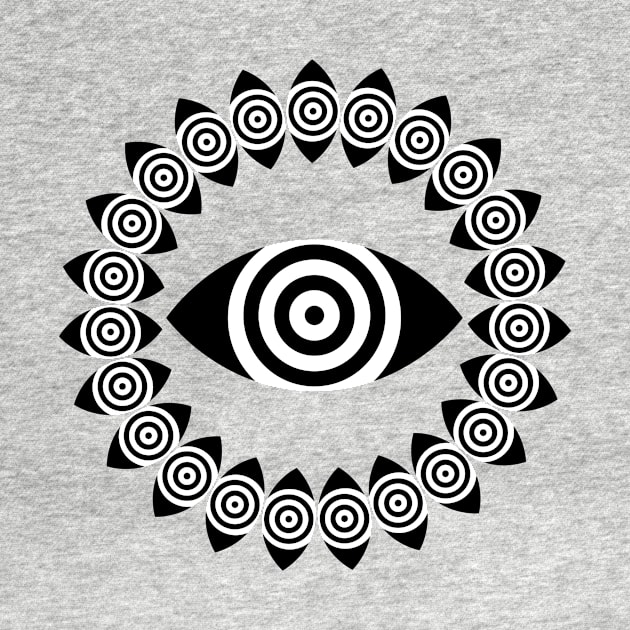 Hypnotic Eye Circle by artforfun42